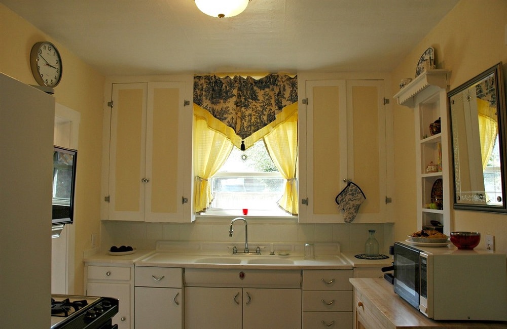 Kitchen Curtain Above Sink Ideas