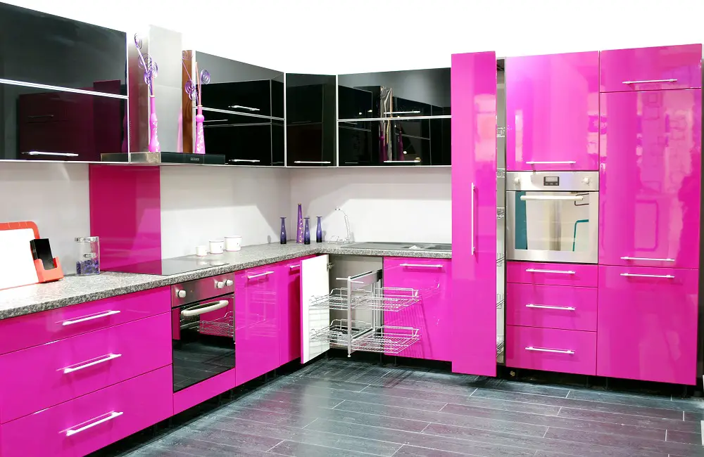 Pink kitchen