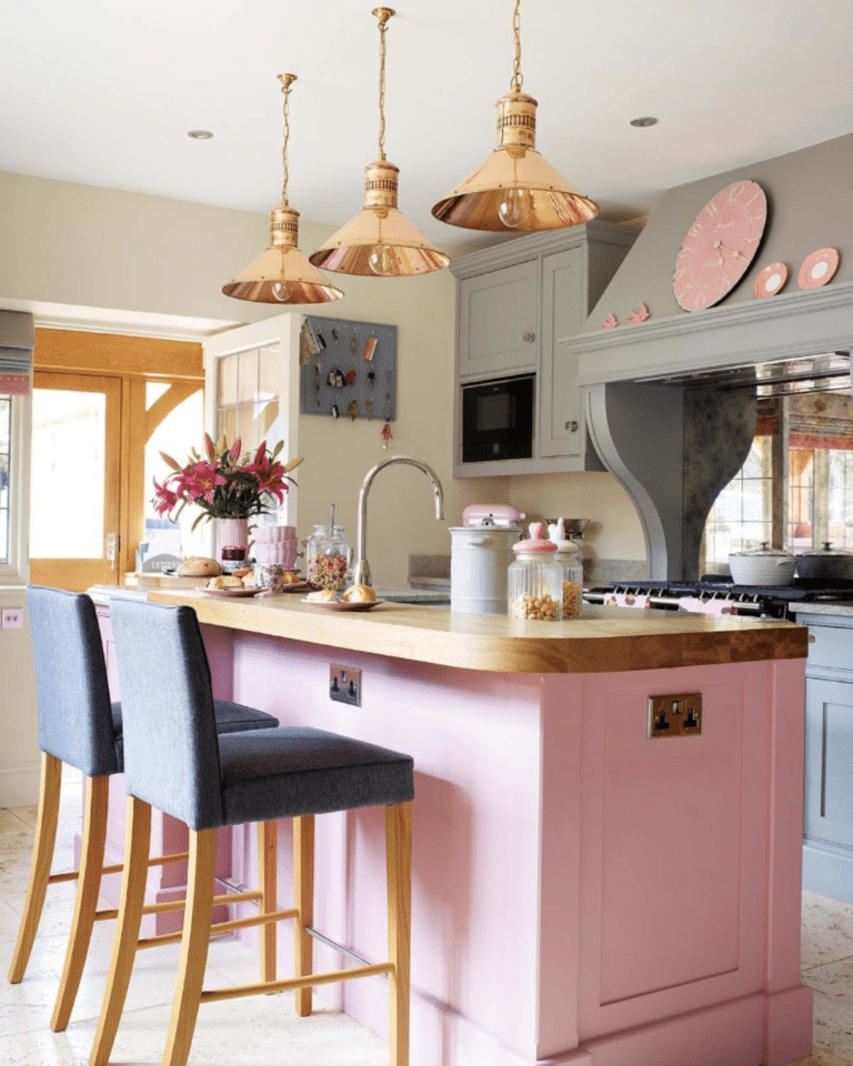 40 Most Elegant And Unique Pink kitchen Ideas - Drop By My Home