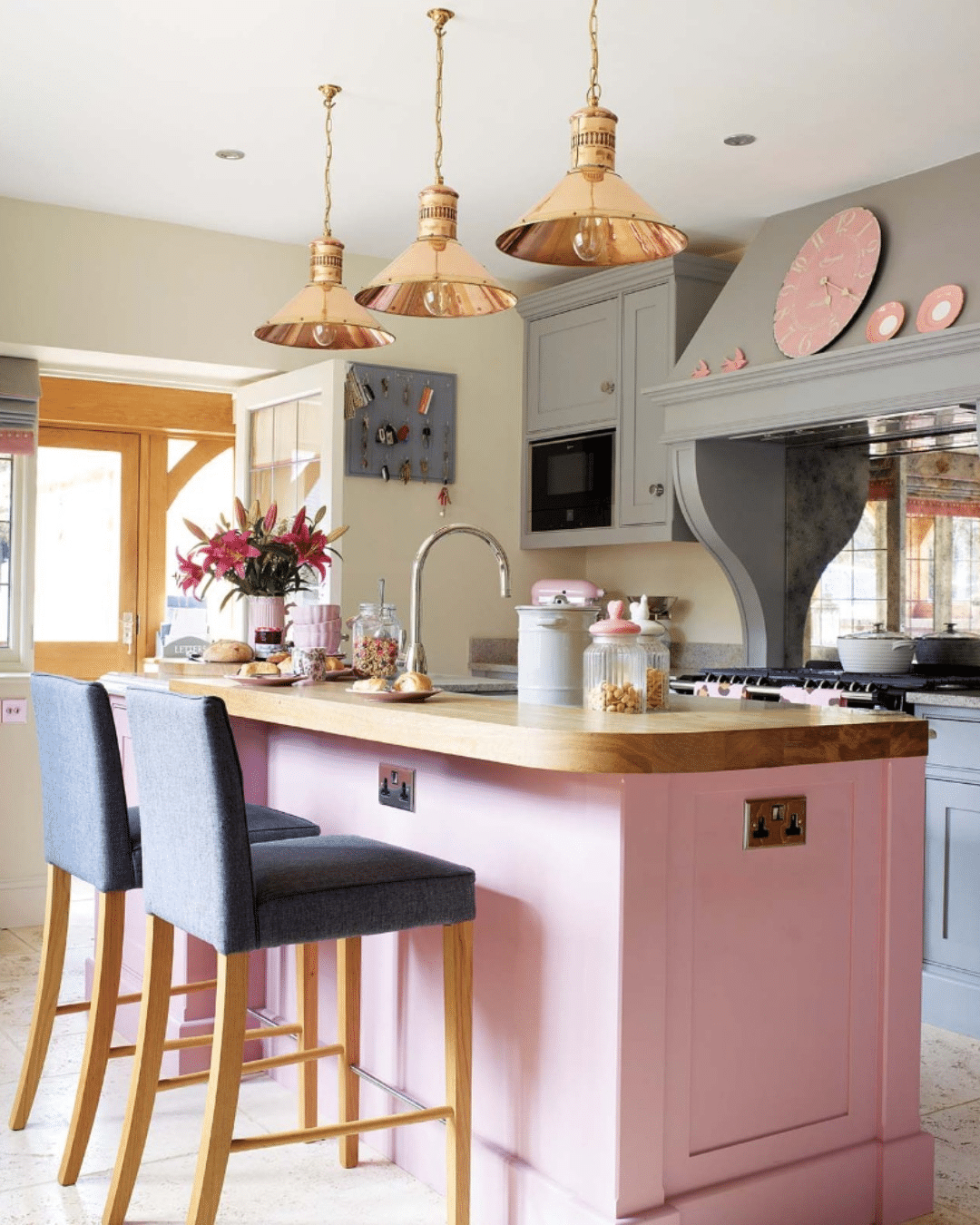 40 Most Elegant And Unique Pink kitchen Ideas - Drop By My Home