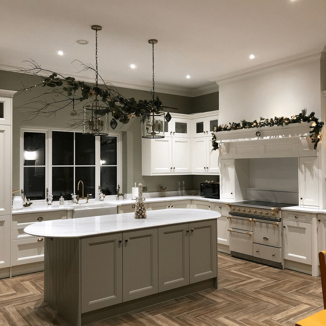Image showcasing 25 Ecstatic Green Kitchen Island Ideas That Amaze You - Drop By My Home