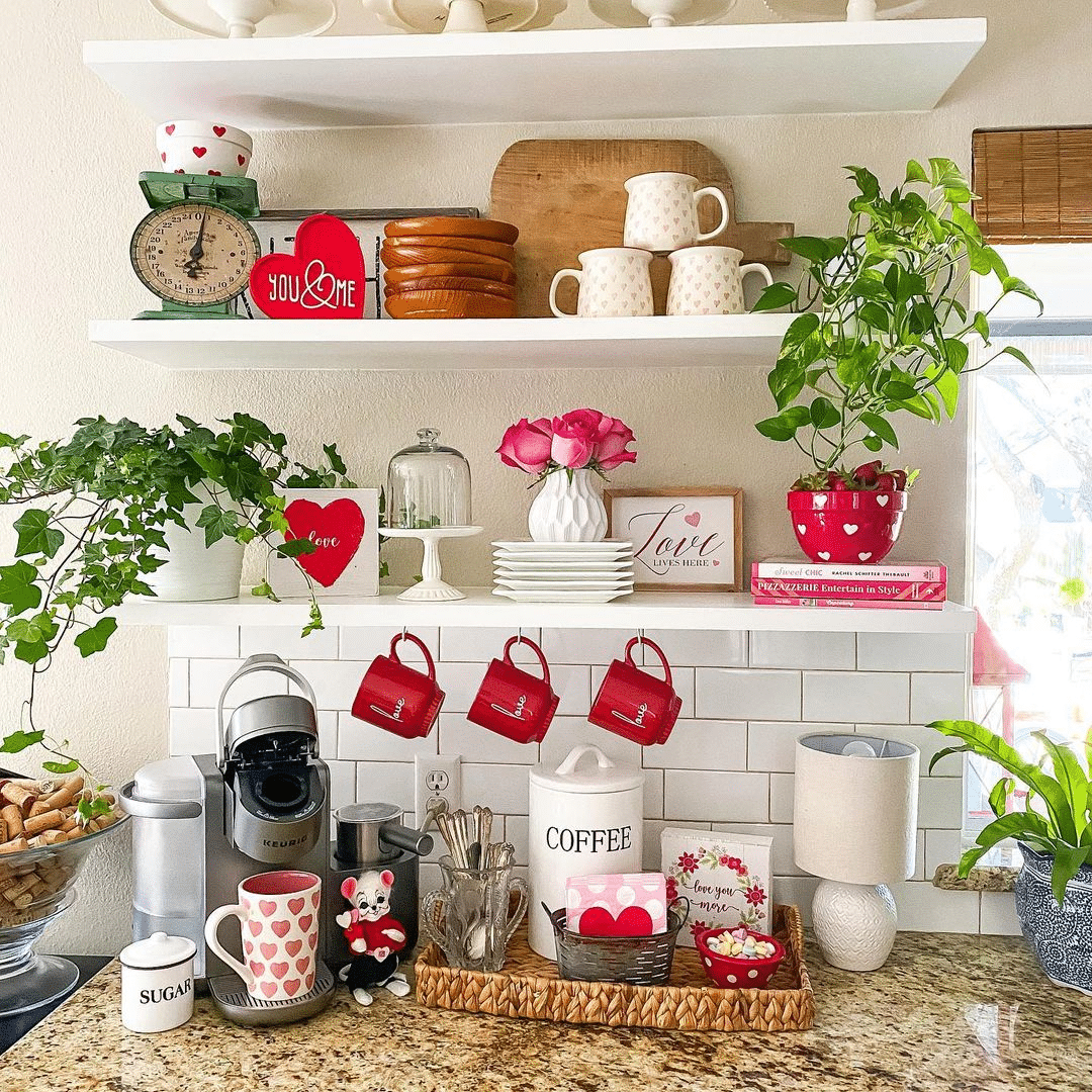 45 Romantic Valentine Kitchen Decor Ideas You Will Love - Drop By My Home