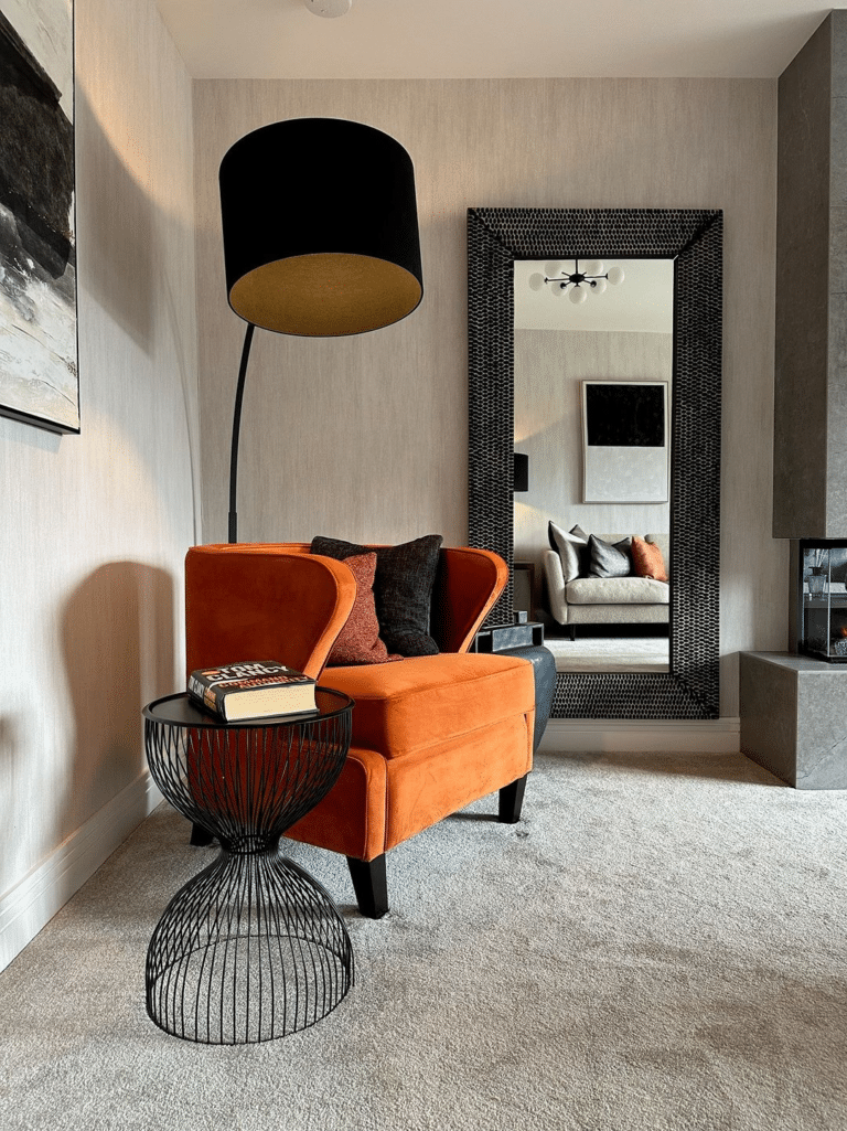 30 Spirited Orange Living Room Ideas - Drop By My Home