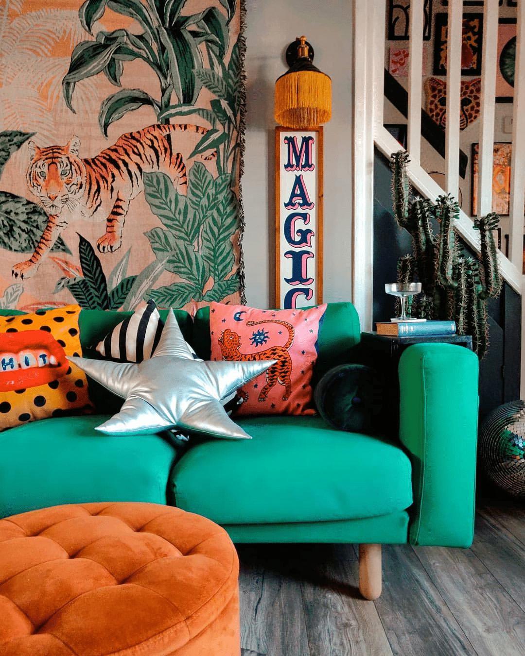 30 Spirited Orange Living Room Ideas - Drop By My Home