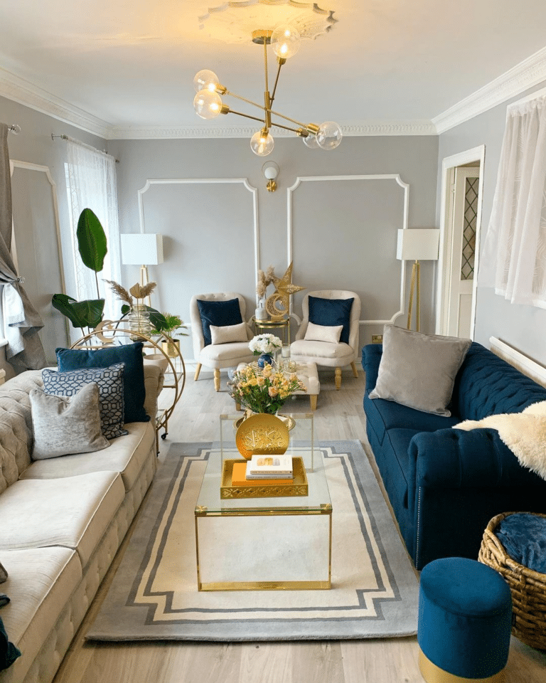 24 Rich Gold Living Room Ideas For A Classy Look - Drop By My Home