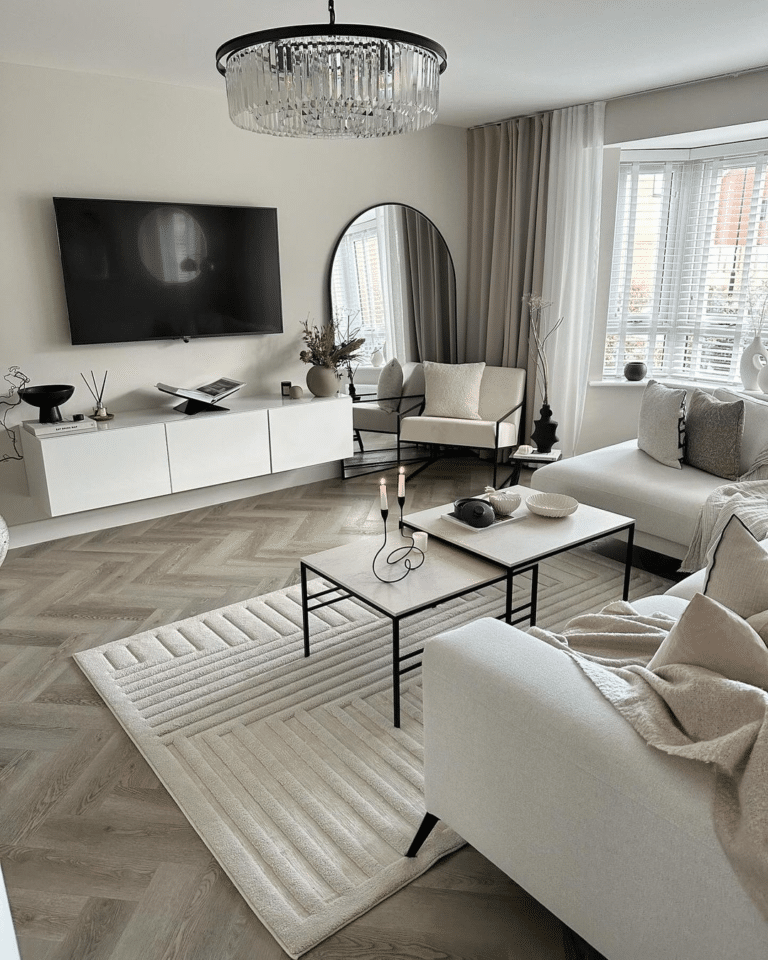 25 Stylish And Modern Cream Living Rooms - Drop By My Home