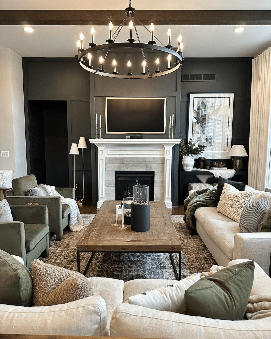 25 Modern & Elegant Black And White Living Room Ideas - Drop By My Home