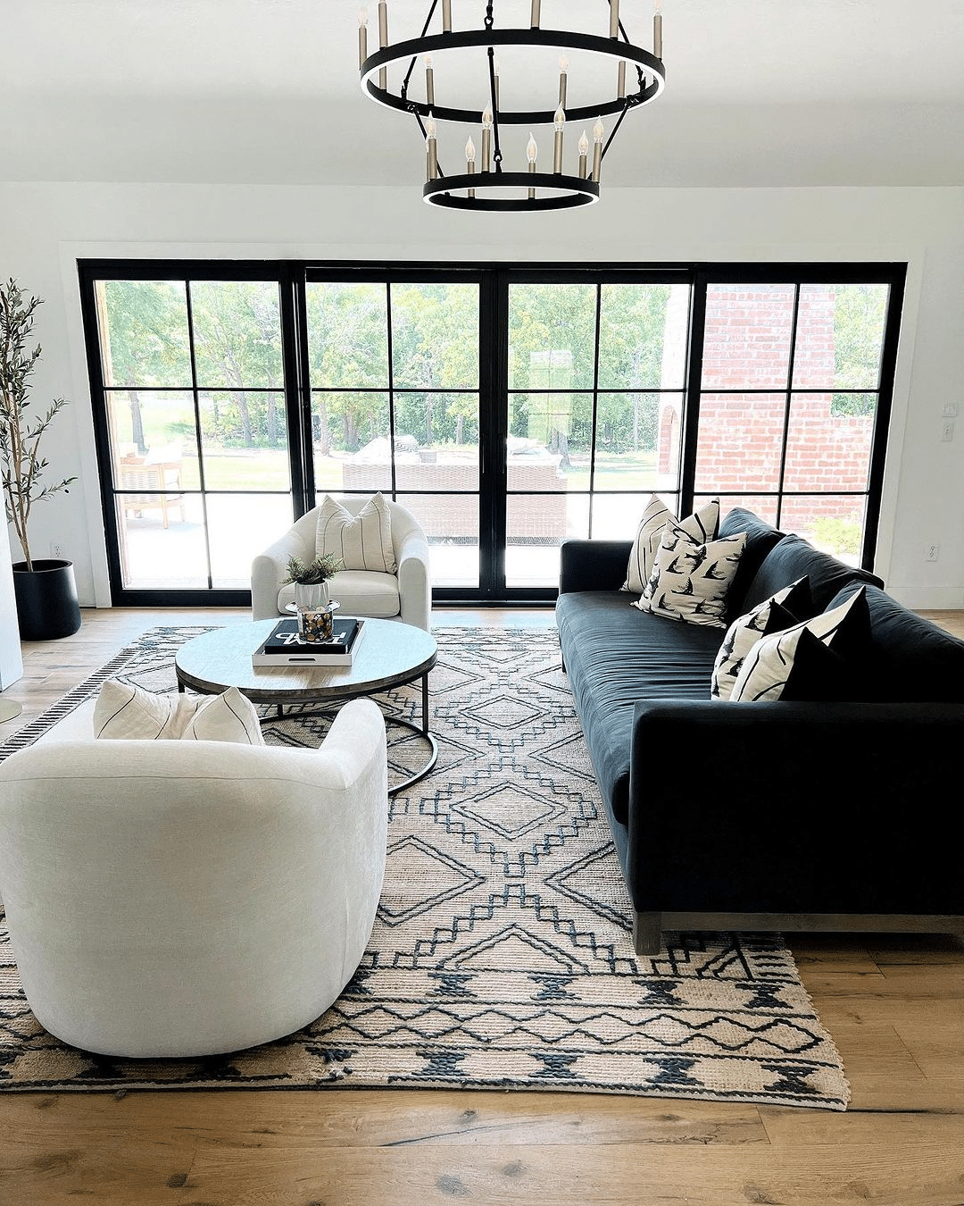 25 Welcoming Living Room With French Door Ideas - Drop By My Home