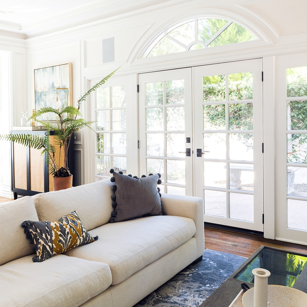25 Welcoming Living Room With French Door Ideas - Drop By My Home