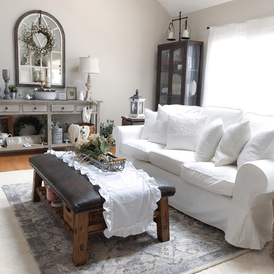 35 Outstanding White Couch Living Room Ideas You Will Love - Drop By My ...