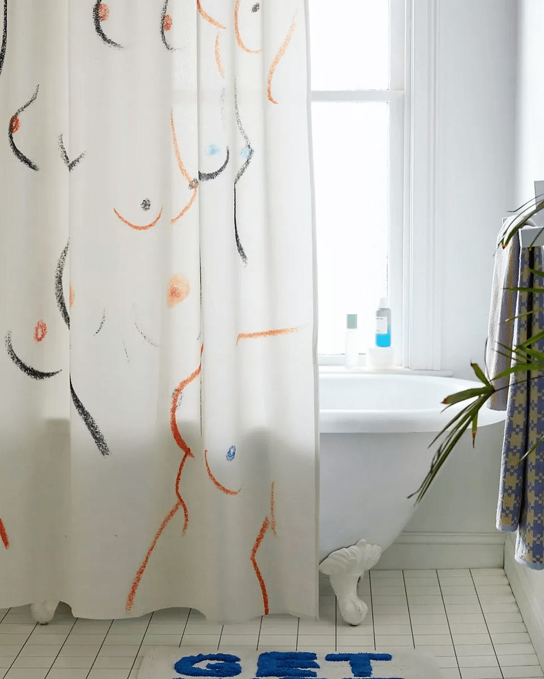 32 Fantastic Shower Curtain Ideas For Small Bathroom - Drop By My Home