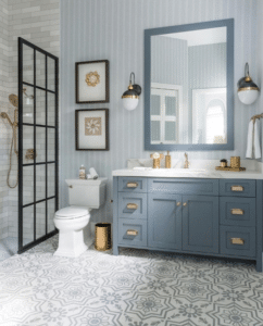 25 Mind Blowing Blue And Grey Bathroom Ideas You Will Love - Drop By My ...