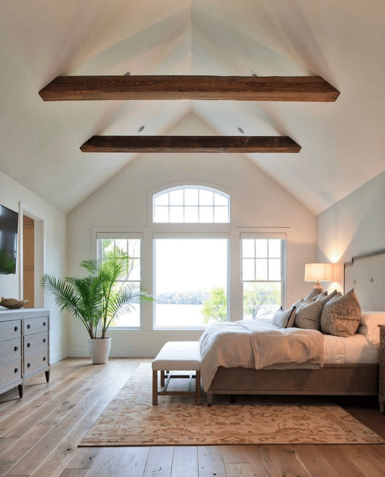 27 Vaulted Bedroom Ceiling Ideas You Should Try - Drop By My Home