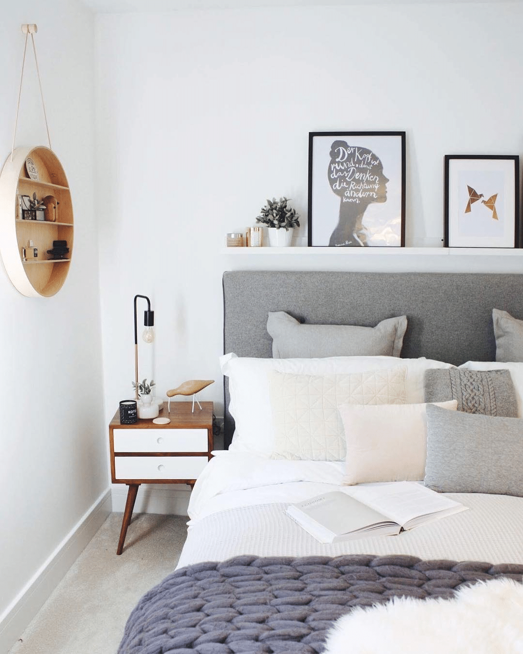 32 Functional And Stylish Wall Shelves For Your Bedroom - Drop By My Home
