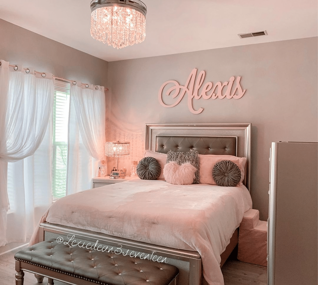 27 Modern Pink And Grey Bedroom Ideas You Will Love - Drop By My Home