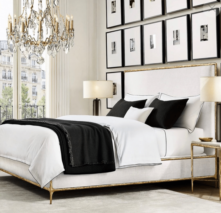 White Bedroom Chandelier Ideas