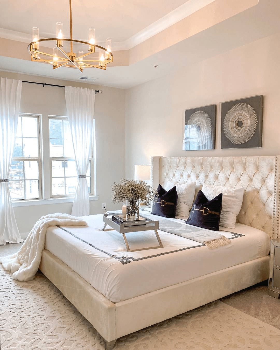 37 Stylish Bedroom Chandelier Ideas That Is Trending - Drop By My Home