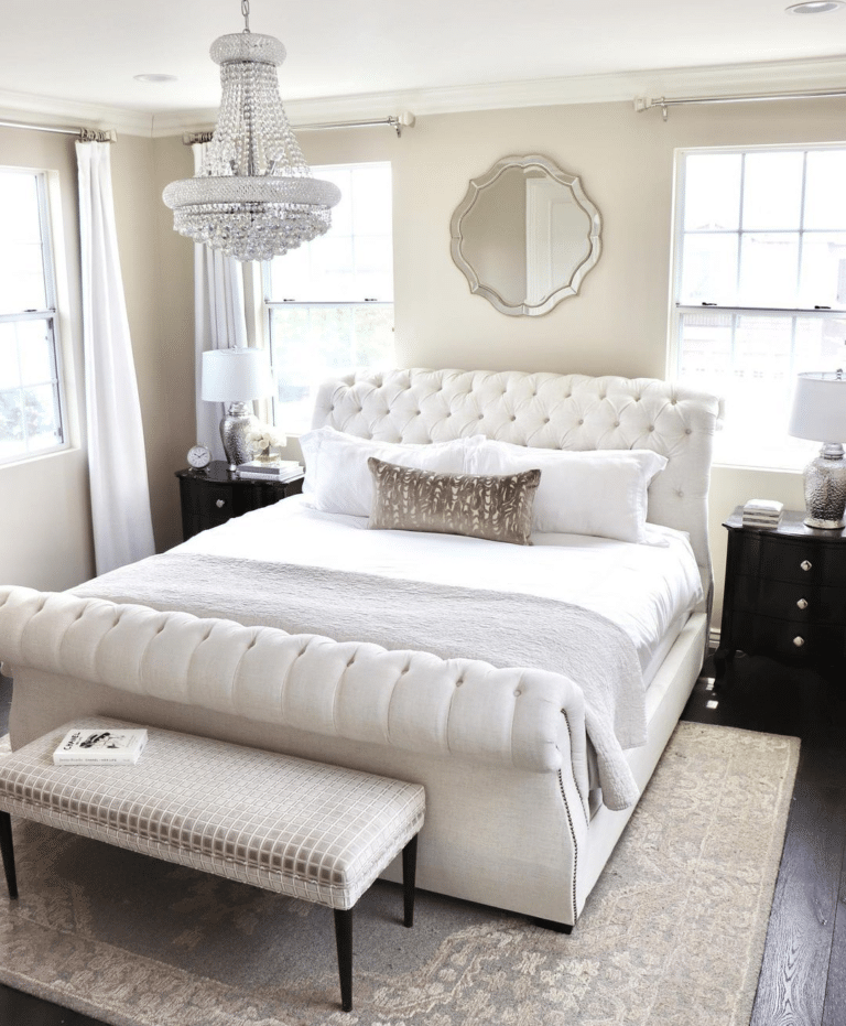 37 Stylish Bedroom Chandelier Ideas That Is Trending - Drop By My Home