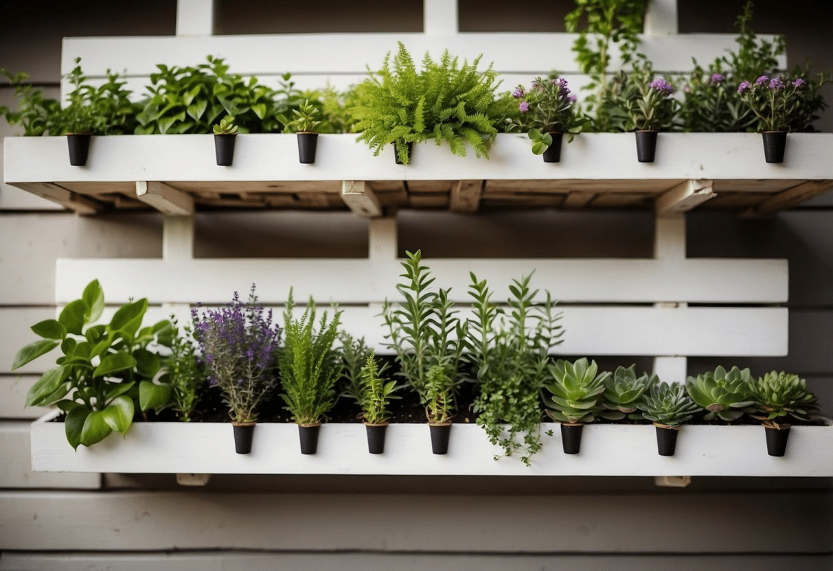 White Wall Garden Ideas: Brighten Up Your Outdoor Space - Drop By My Home