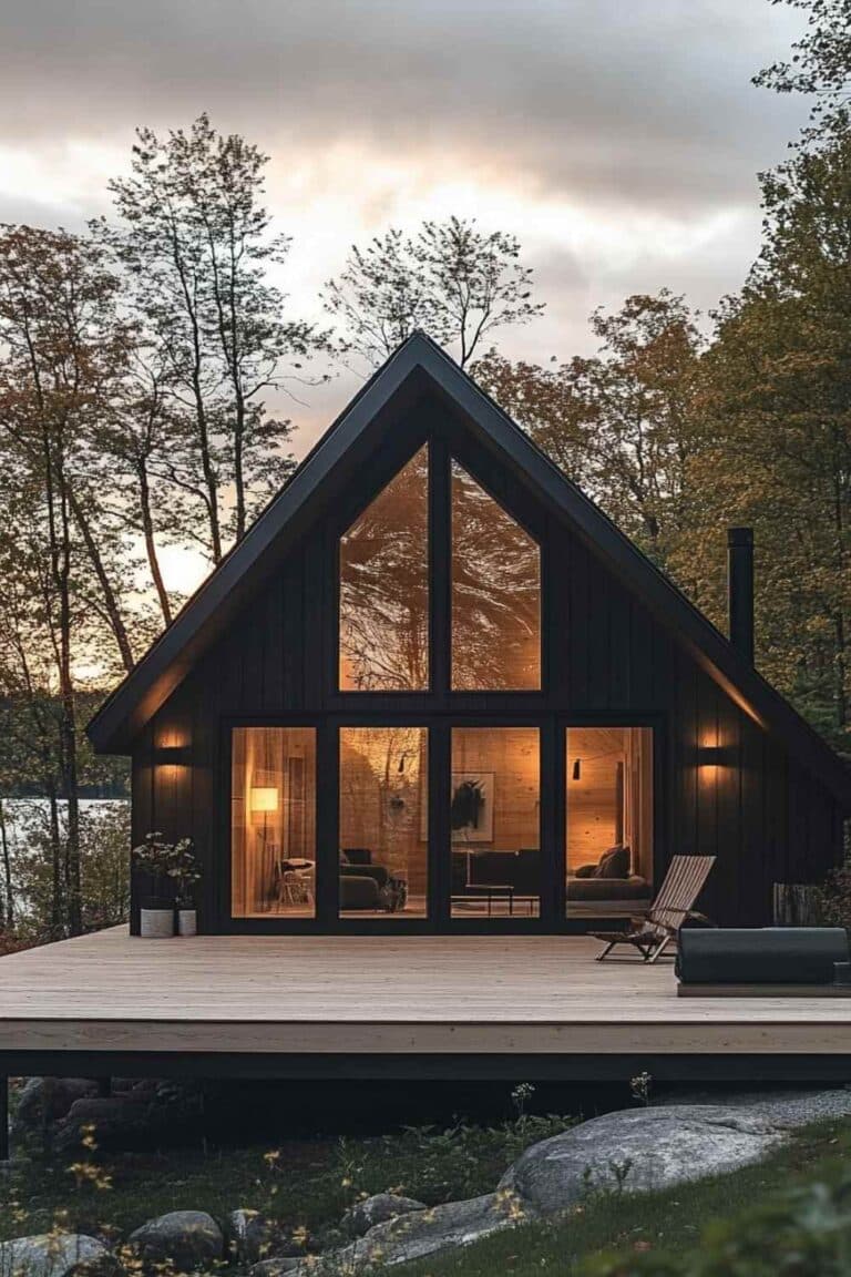 Image showcasing The Charm of Scandinavian Style Cabins: Embracing Simplicity and Nature ...